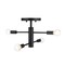 Designers Fountain Arlo 14.25 in. 4-Light Matte Black Minimalist Semi Flush Mount with Bare Bulbs for Dining Rooms D320C-SF-MB - alternate 6